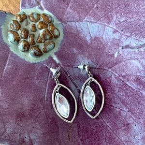 Rock Crystal Dangle Earrings